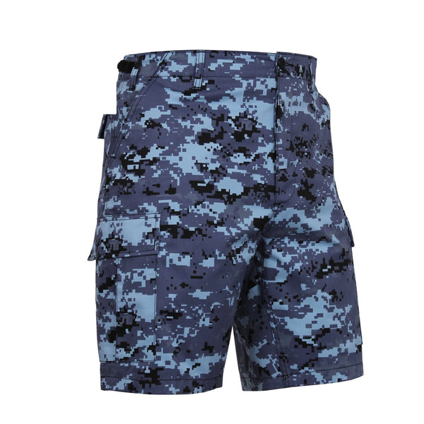 67313 Rothco Camo BDU Shorts - Sky Blue Digital Camo