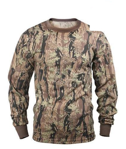 6770 Rothco Long Sleeve Camo T-Shirt - Smokey Branch Camo