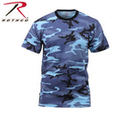 6788 Rothco Colored Camo T-Shirts - Sky Blue Camo