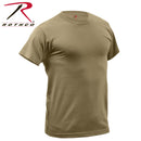 67947 Rothco Quick Dry Moisture Wicking T-Shirt - AR 670-1 Coyote Brown