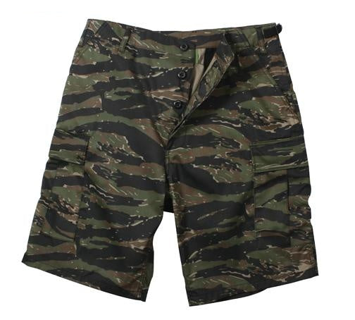 7085 Tiger Strip Camo Poly/Cotton BDU Shorts