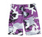 7100 Ultra Violet Camo Poly/Cotton BDU Shorts