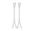 7118 Rothco Stirrup Style Shirt Stays - White