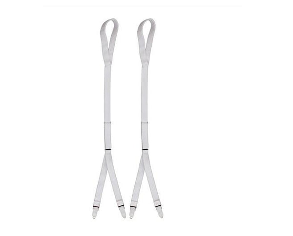 7118 Rothco Stirrup Style Shirt Stays - White