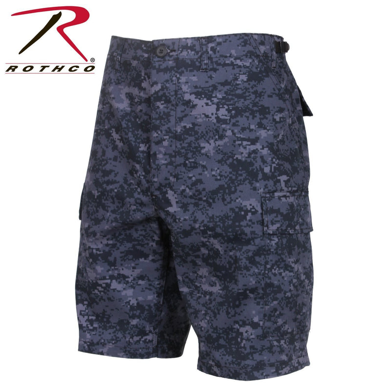 68213 Rothco Camo BDU Shorts - Midnight Digital Camo