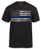 61550 Rothco Thin Blue Line T-Shirt - Black