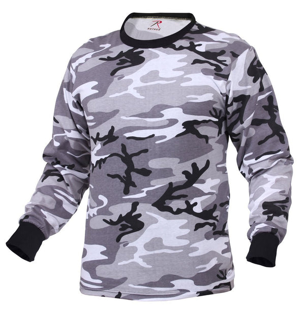 67790 Rothco Long Sleeve Camo T-Shirt - City Camo