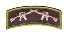 72189 Rothco Crossed Rifles Patch With Hook Back