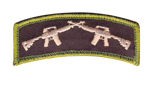 72189 Rothco Crossed Rifles Patch With Hook Back