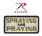 72193 Rothco Spraying / Praying Patch With Hook Back