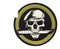 72194 Rothco Military Skull / Knife Patch With Hook Back