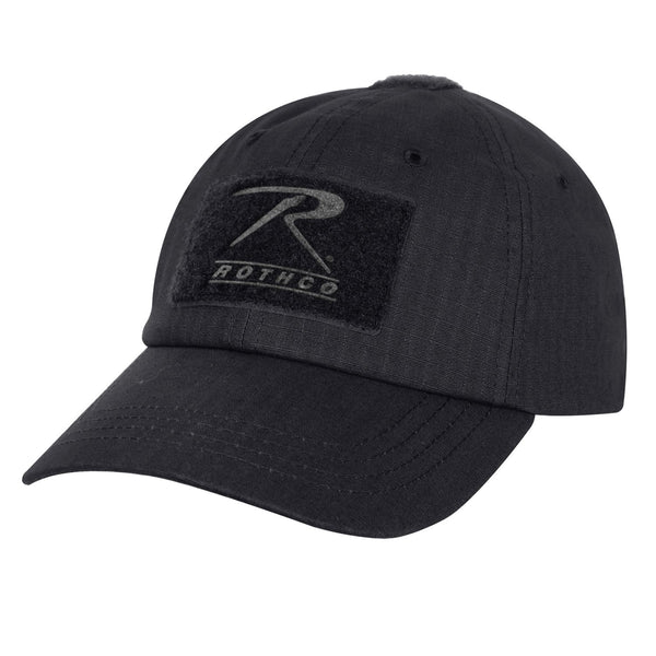 7244 Rothco Rip Stop Operator Tactical Cap - Black