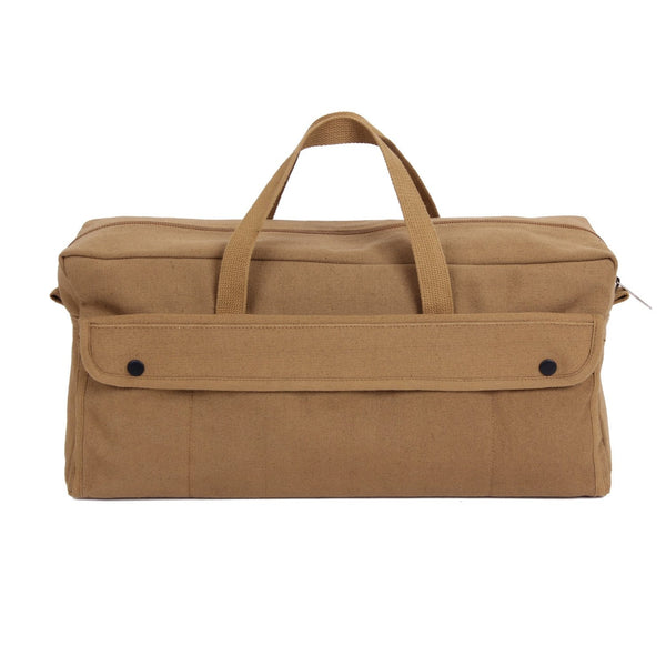 7259 Rothco Canvas Jumbo Mechanic Tool Bag - Coyote Brown