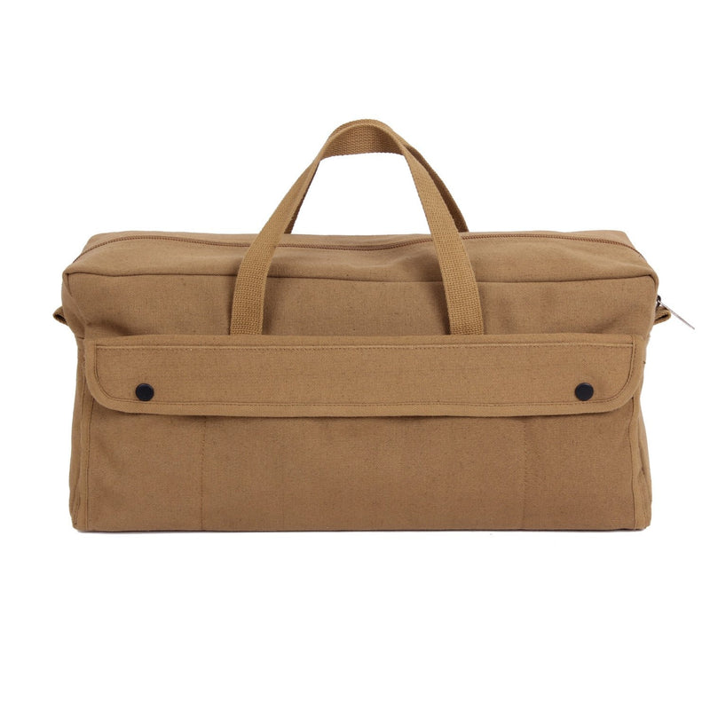 7259 Rothco Canvas Jumbo Mechanic Tool Bag - Coyote Brown