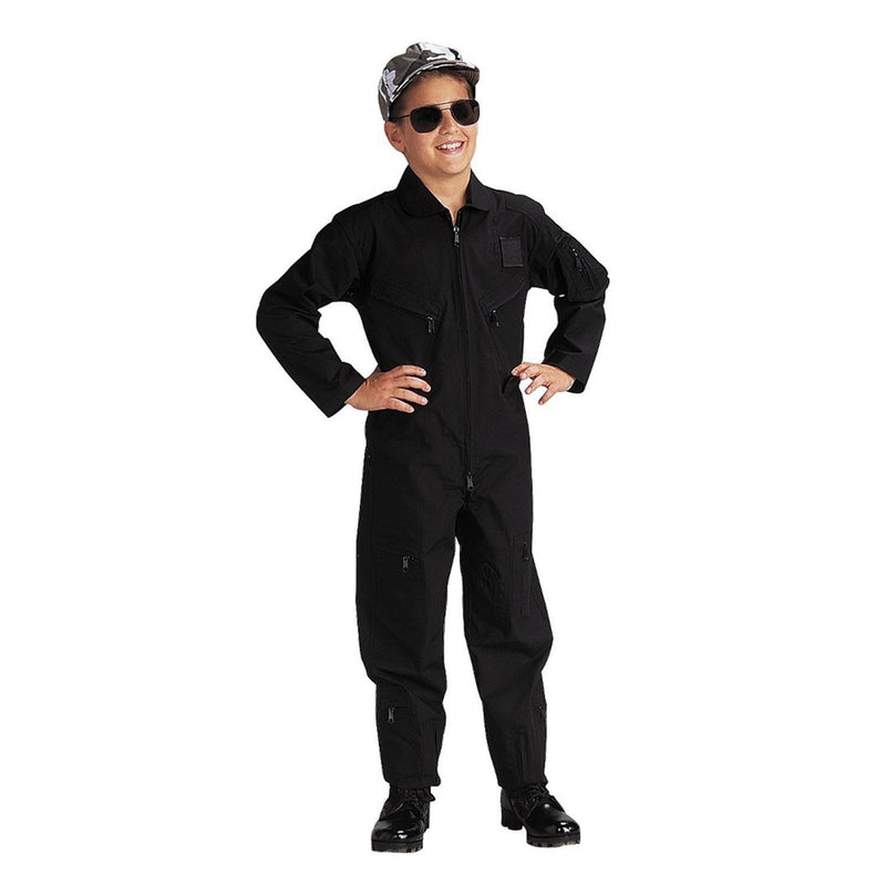 7301 Rothco Kids Black Flightsuit