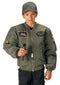 7340 Rothco Kids Flight Jacket With Patches - Sage