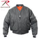 7350 Rothco MA-1 Flight Jacket - Gun Metal Grey