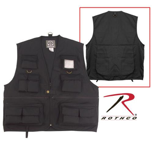 7531 Rothco Uncle Milty Travel Vest - Black
