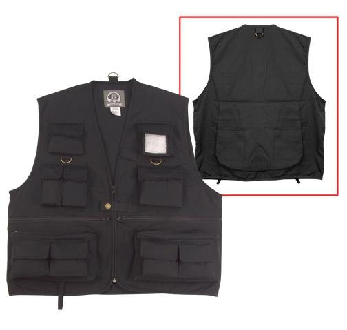 7531 Rothco Uncle Milty Travel Vest - Black