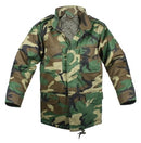 7660 Rothco Kid's Woodland Camo M-65 Field Jacket