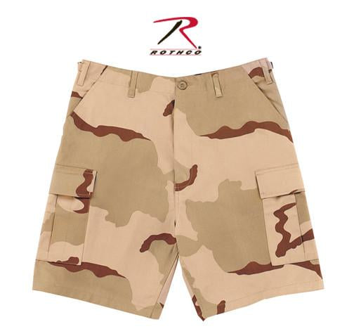 7672 Rothco BDU Shorts Poly/cotton - Tri-color Camo