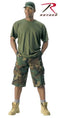 7765 Rothco Long Length BDU Short - Woodland Camo
