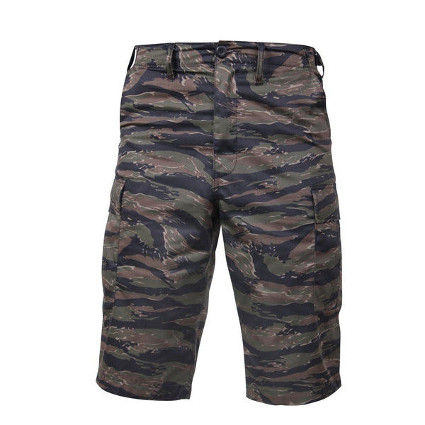 7867 Rothco Long Length Camo BDU Short - Tiger Stripe Camo