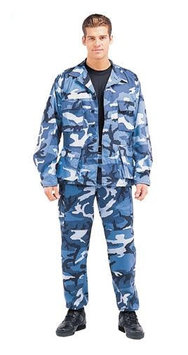7882 Sky Blue Camo BDU Pants