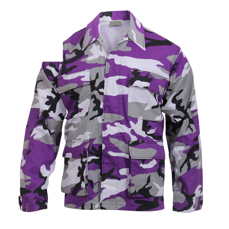 7910 Rothco Color Camo BDU Shirt - Ultra Violet Camo