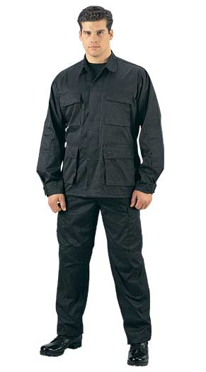 7971 Rothco Tactical BDU Pants - Black