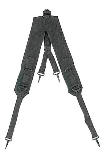 8046 ROTHCO GI TYPE Y STYLE LC-1 SUSPENDERS - BLACK