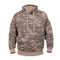 6595 Rothco Camo Pullover Hooded Sweatshirt - ACU Digital Camo