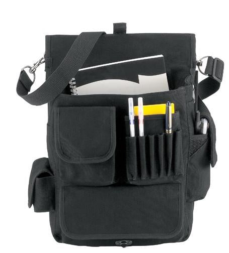 8112 ROTHCO CANVAS M-51 ENGINEERS FIELD BAG - BLACK