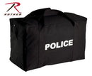 8116 Rothco Canvas Large Police Logo Gear Bag - Black