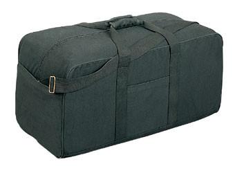 8133 Rothco Canvas Assault Cargo Bag - Black