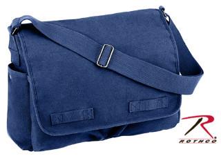 8159 Rothco Heavyweight Canvas Classic Messenger Bag - Blue