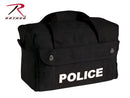 8185 Rothco Canvas Small Police Logo Gear Bag - Black