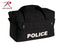 8185 Rothco Canvas Small Police Logo Gear Bag - Black