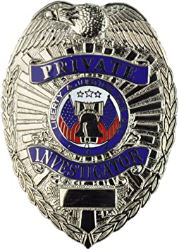 Tactical 365 Private Investigator Badge Nickel