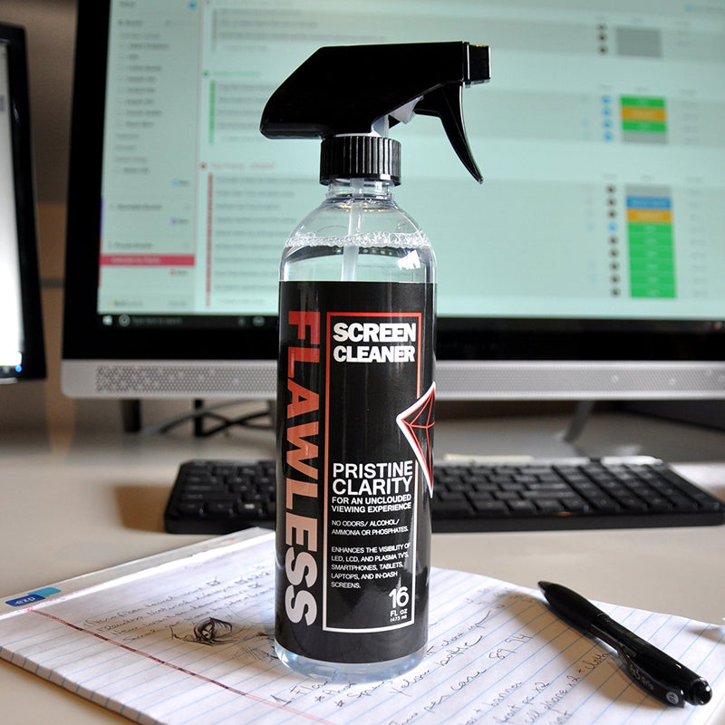 Clean Flawless Eco-Friendly Screen Cleaner | Dries Fast and Streak Free