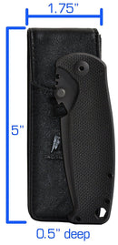 Tactical 365 Operation First Response Knife Pouch with Belt Loop and Pull Tab for Small Folding Knives and Multitools