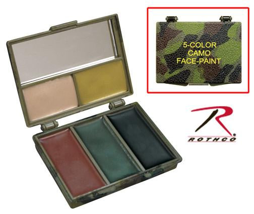 8205 Rothco 5-Color Woodland/Grey Bark Camo Compact