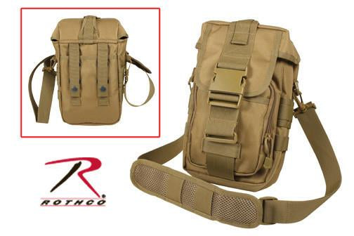8319 Rothco Flexipack Molle Tactical Shoulder Bag - Coyote