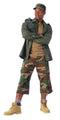 8361 Rothco 6-pocket B.D.U. Capri Pants - Woodland Camo