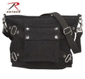 8477 Rothco Vintage Black 1-Pocket Shoulder Bag