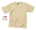 8570 Rothco T-shirt -100% Cotton / Desert Sand