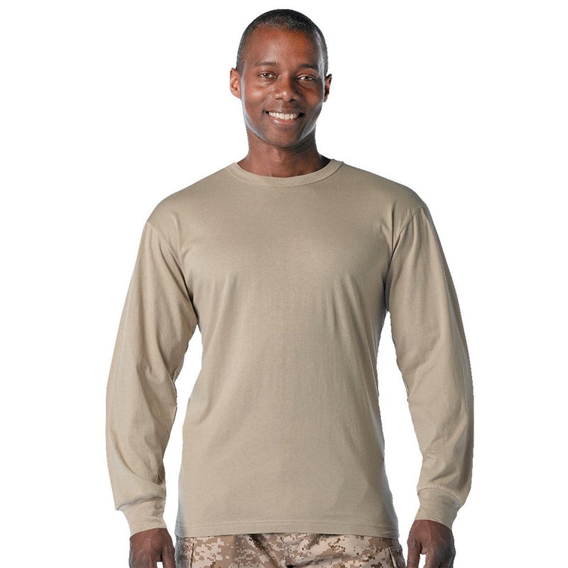 8597 Rothco Desert Sand Long Sleeve T-Shirt