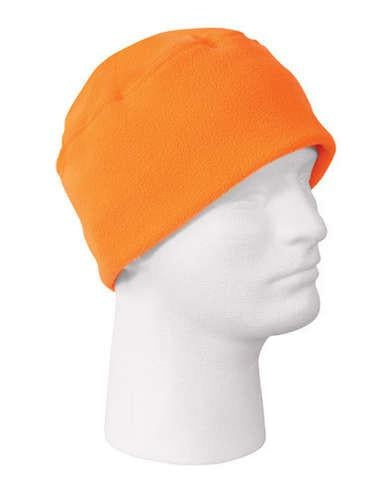 8661 SAFETY ORANGE POLAR FLEECE WATCH CAP