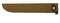 872 ROTHCO GI TYPE COYOTE PLASTIC MACHETE SHEATH