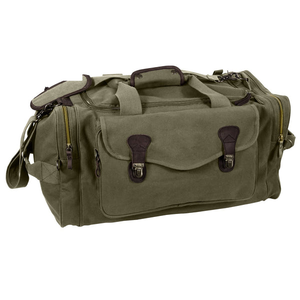 8789 Rothco Canvas Long Weekend Bag - Olive Drab